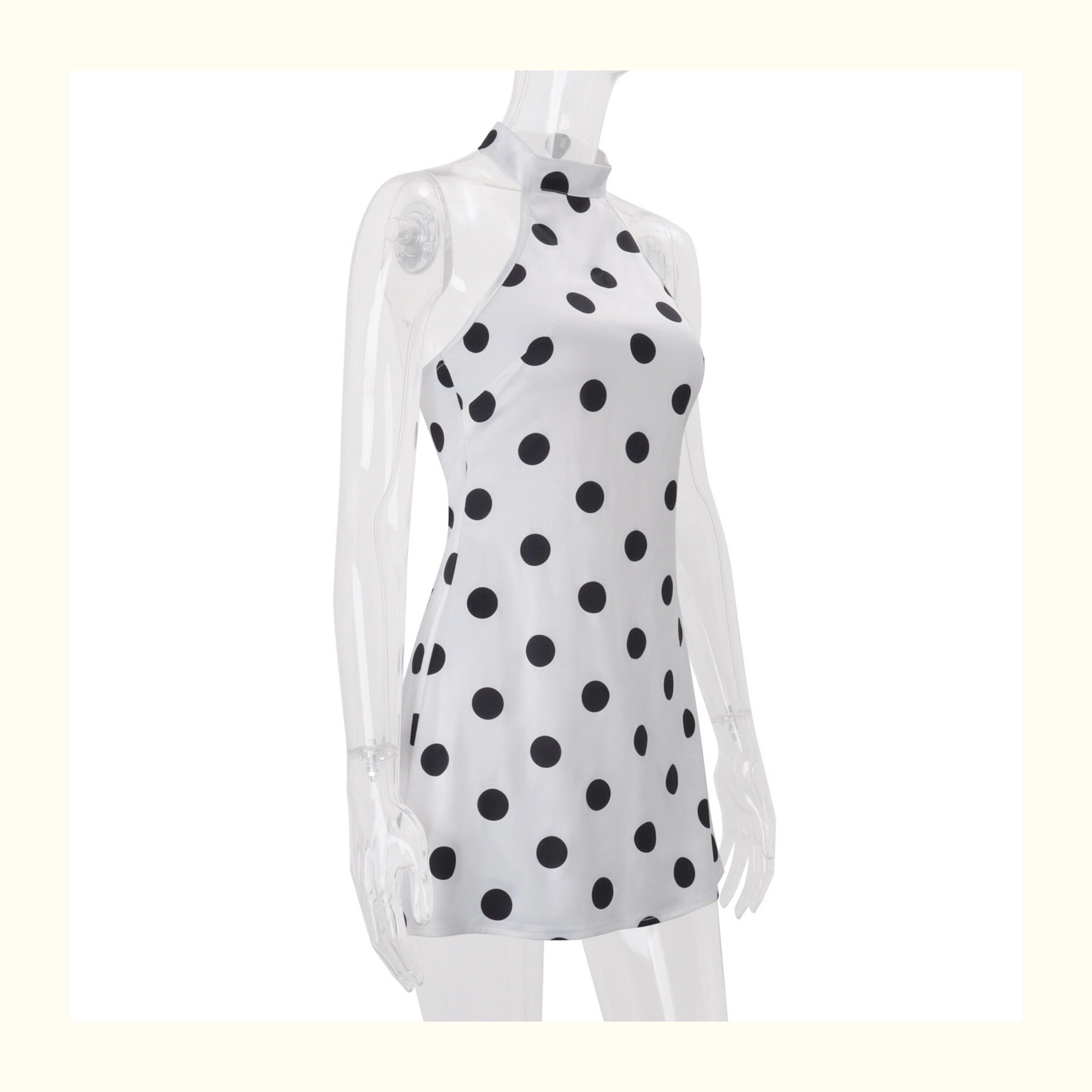 Polka Dot Spaghetti Strap Mini Dress [5WM5YDHN]