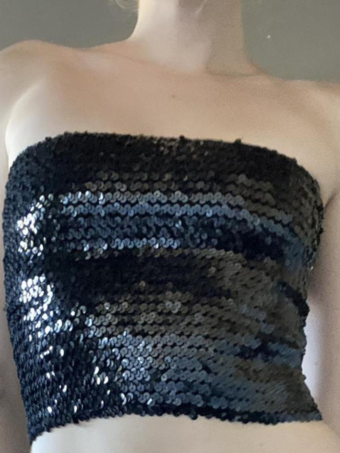 Prisha Strapless Sequin Top [DBWAO42D]
