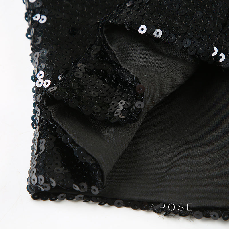 Prisha Strapless Sequin Top [5RQV8CR0]