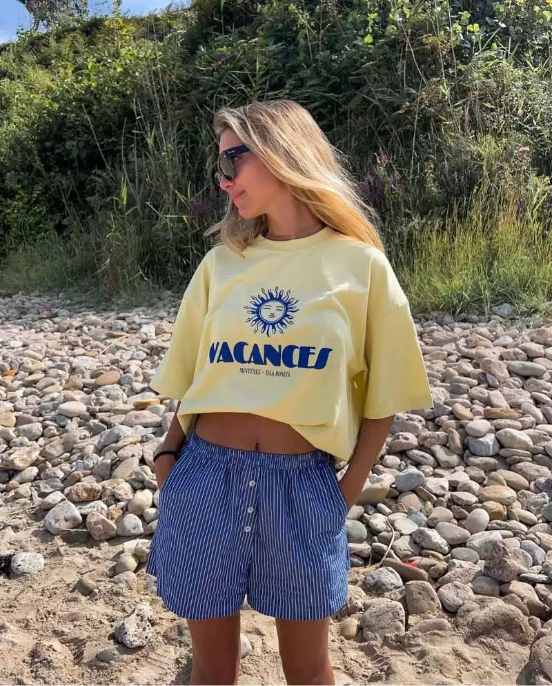 Queen Oversized Graphic Sun T-Shirt