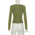 Quetzalli Button-Up Knit Top [8XUSB9QR]