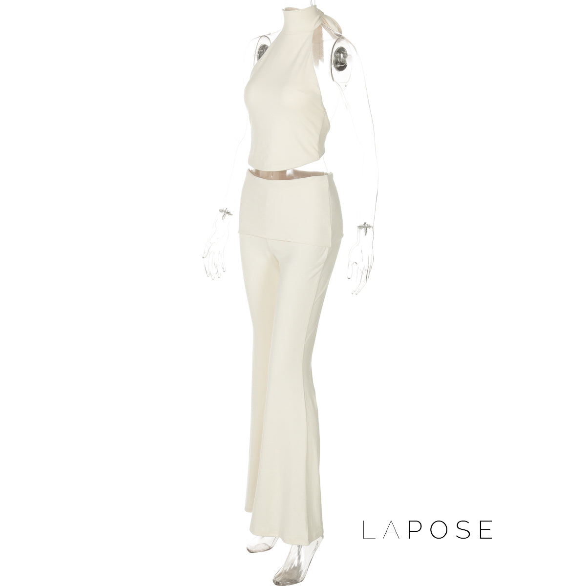 Quin Halter Open Back Pant Set [PX4X3ELB]