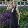 Raelee Halter Ruched Maxi Dress [EY7JXZ9E]