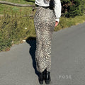 Raelee Leopard Print Maxi Skirt [7GVIU0TP]