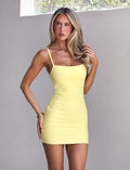 LaPose Rahaf Figure-Hugging Mini Dress