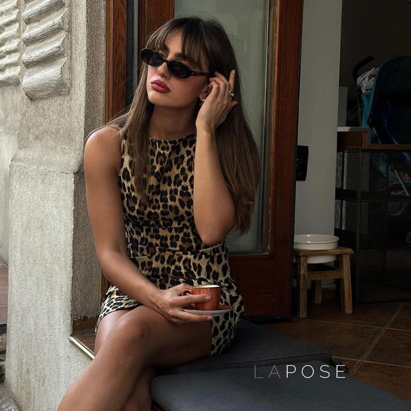 Raven Leopard Bodycon Mini Dress [BC6MI2KM]