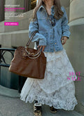 Rayne Elegant Lace Maxi Skirt [RYDSQM91]