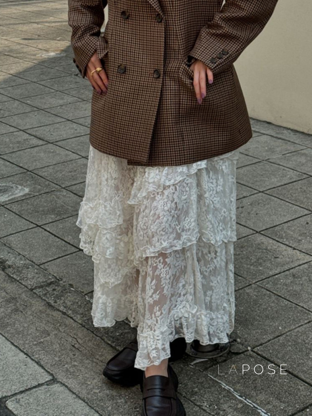 Rayne Elegant Lace Maxi Skirt [TG293GBX]