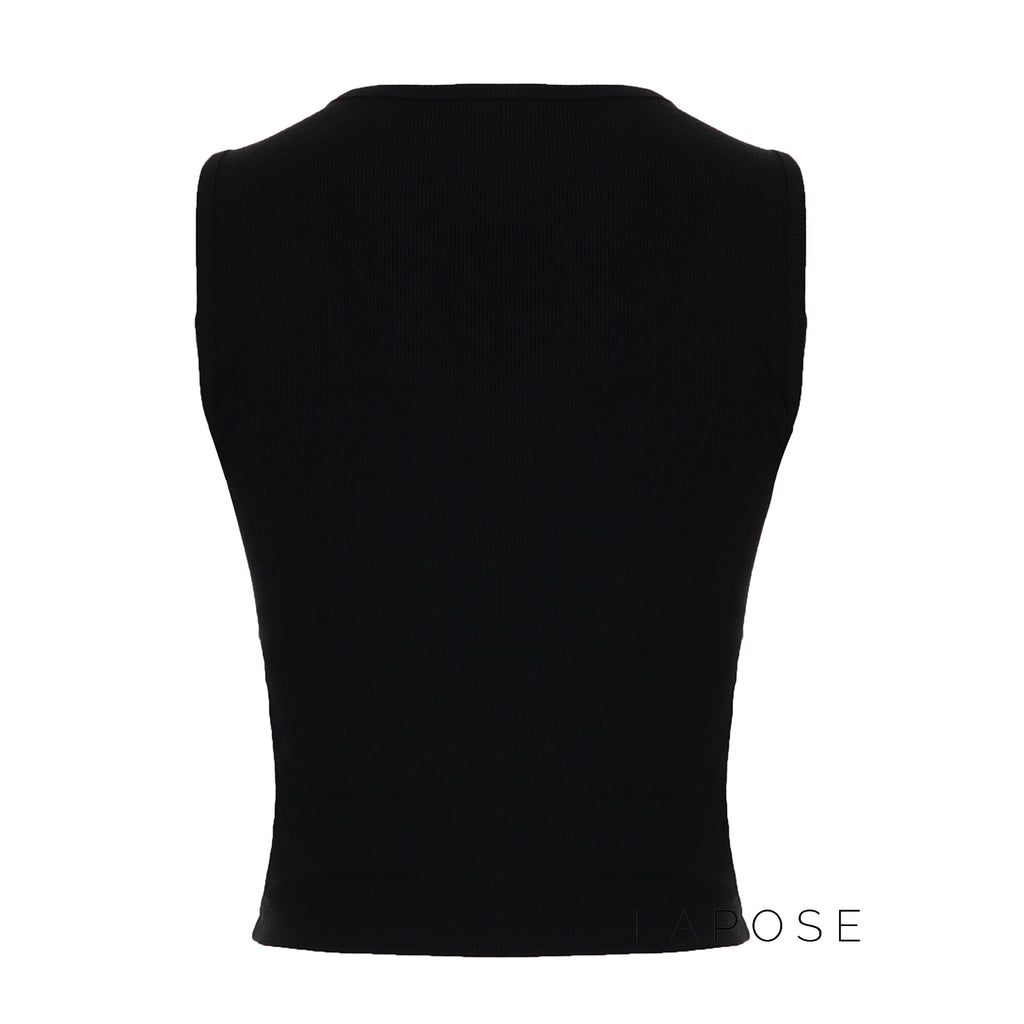 Razan Abstract Print Crop Top [UKMJLL41]