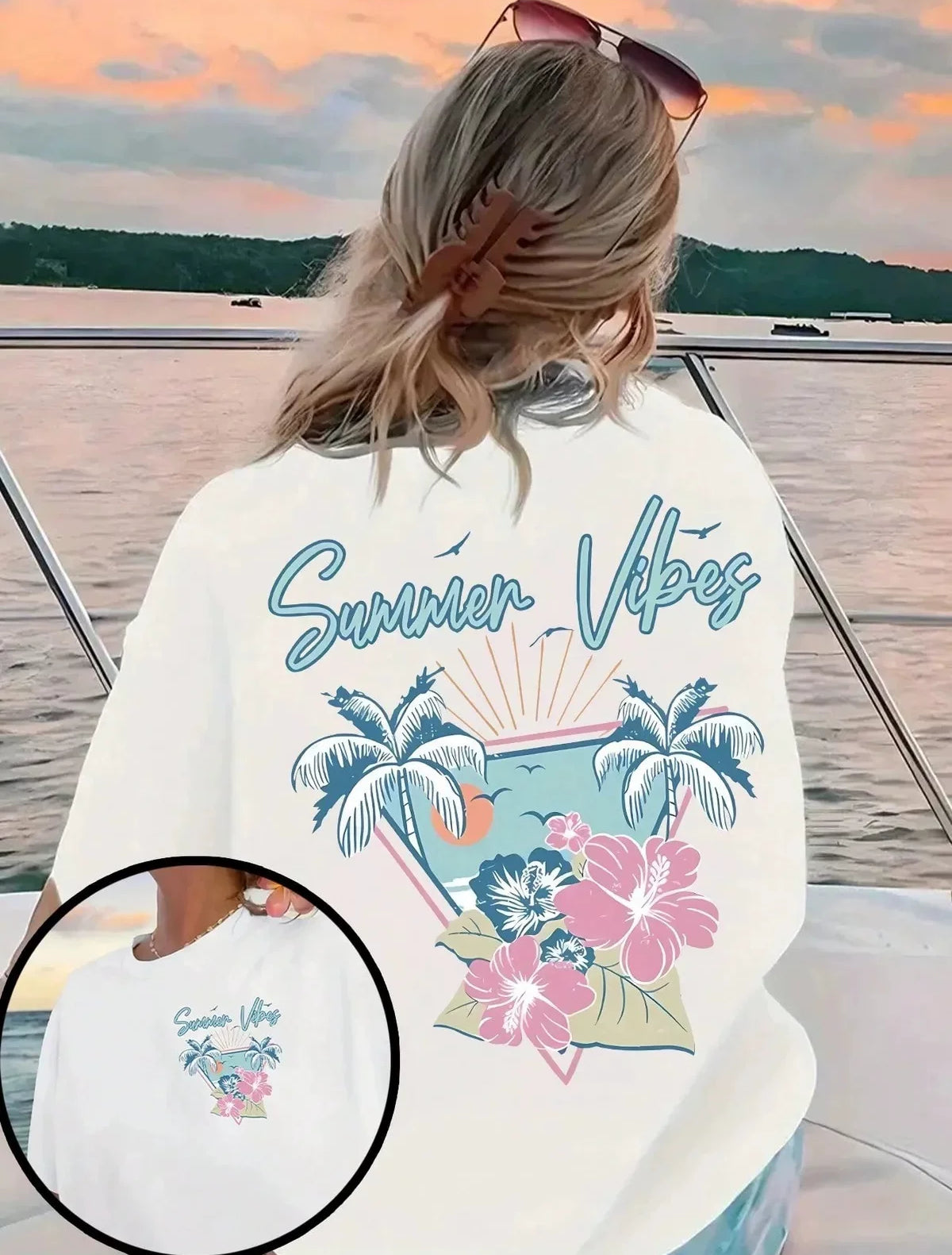 Razan Summer Vibes Oversized Tee