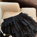 Reagen Tiered Bow Mini Skirt [GC48R2DU]