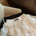 Reagen Tiered Bow Mini Skirt [22LW4ZWB]