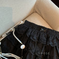 Reagen Tiered Bow Mini Skirt [HZDEWL4M]