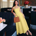 Reaghan Halter Backless Maxi Dress [UWV1SOU3]