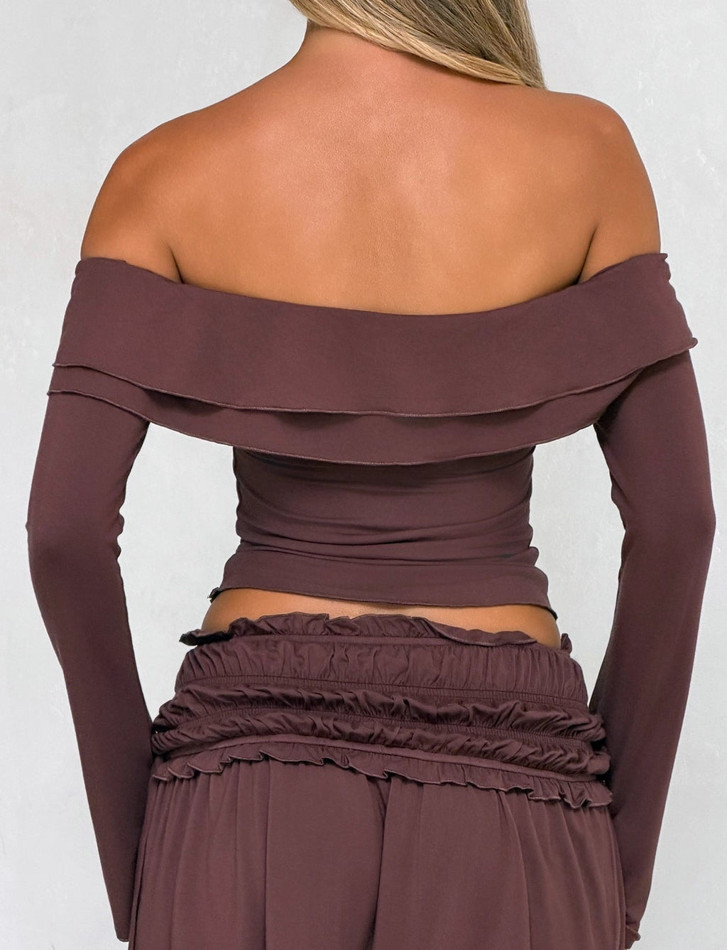 LaPose Reeve Ruched Mini Skirt