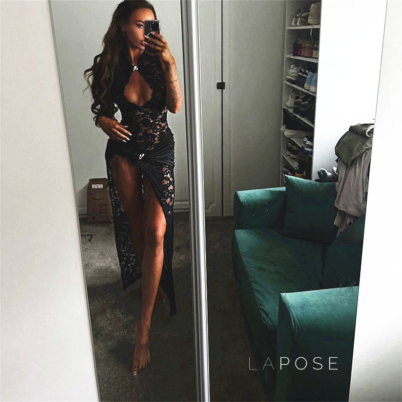 Reilly Lace Bodycon Dress [KLRGC89Q]