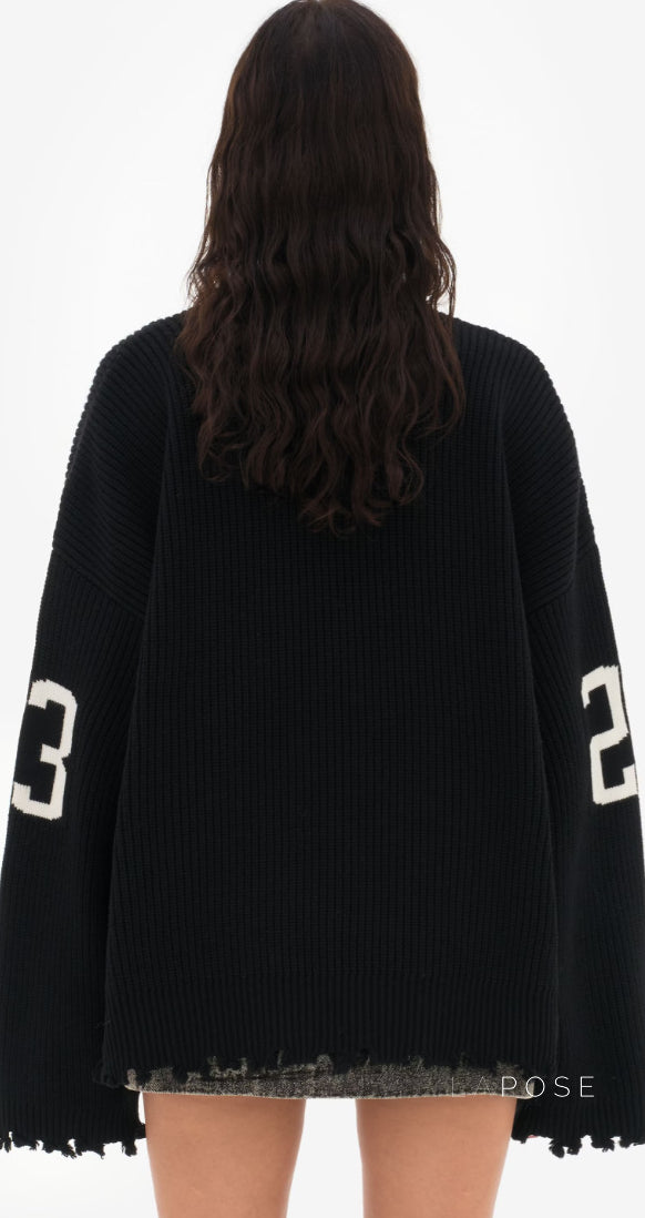 Remedy Jacquard Alphabet Sweater [69LHTP3Q]