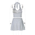 Rheya Striped Knit Mini Skirt Set