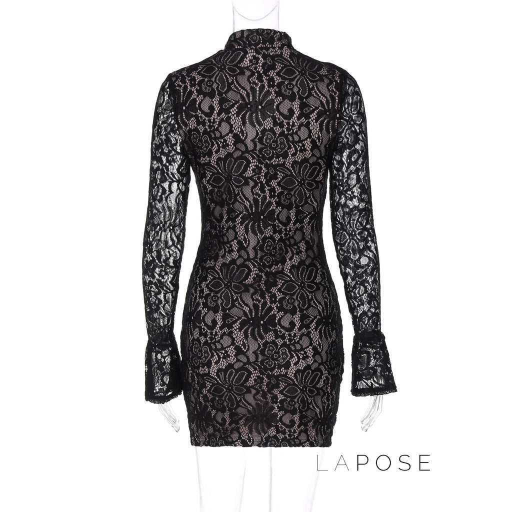 Riley Keyhole Bodycon Midi Dress [PE4UFEAV]