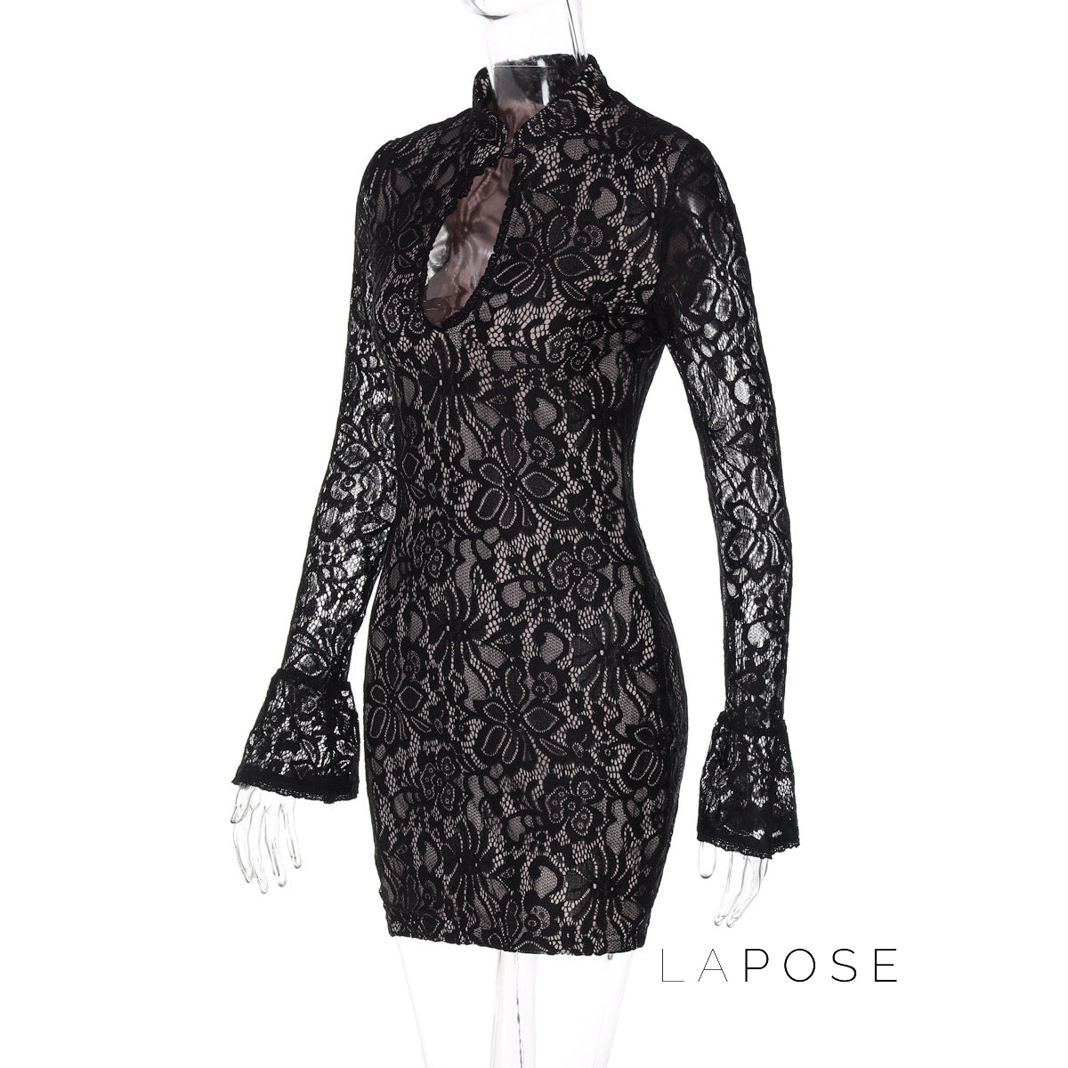 Riley Keyhole Bodycon Midi Dress [YJ8VYRE8]