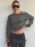 Riya Off Shoulder Knit Top [07YZNOK3]