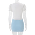 LaPose - Rogue Lace Trim Skirt Set