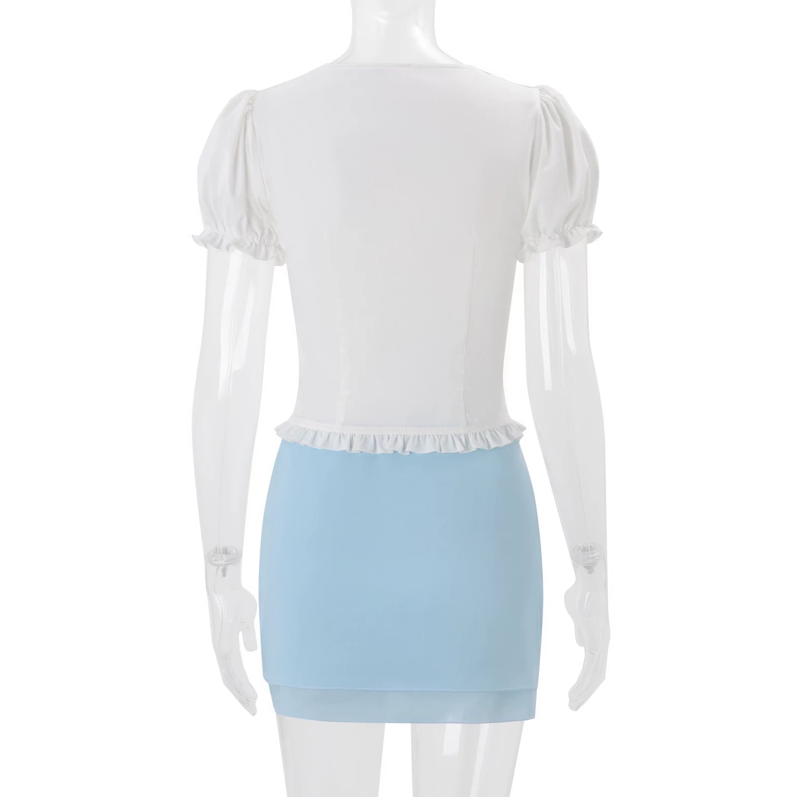 LaPose - Rogue Lace Trim Skirt Set