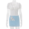 LaPose - Rogue Lace Trim Skirt Set