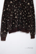 Roisin Leopard Bow Knit Cardigan [TLTOCQVE]