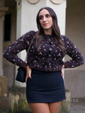 Roisin Leopard Bow Knit Cardigan [8MXD09MR]
