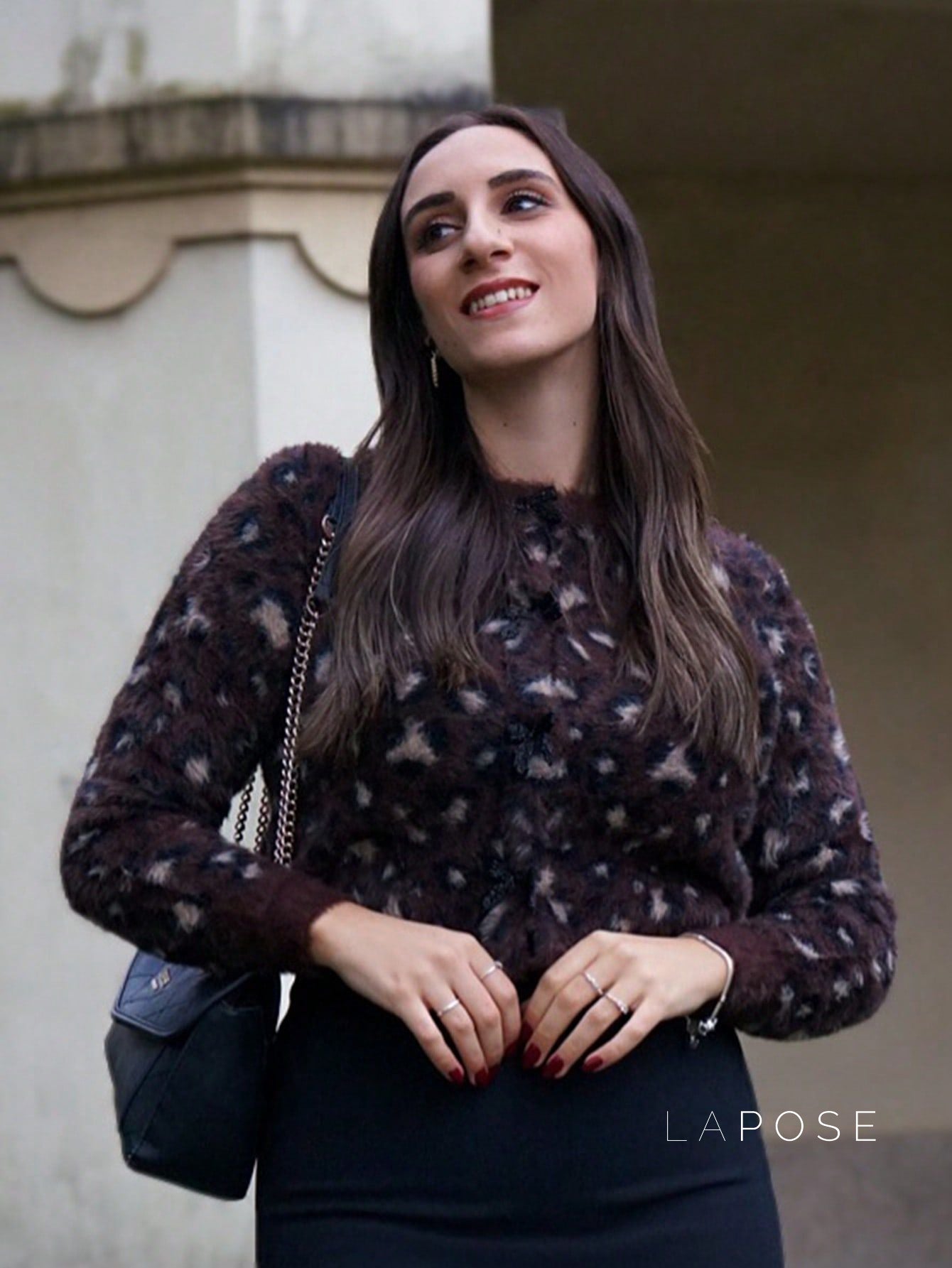 Roisin Leopard Bow Knit Cardigan [F5E5ESDZ]