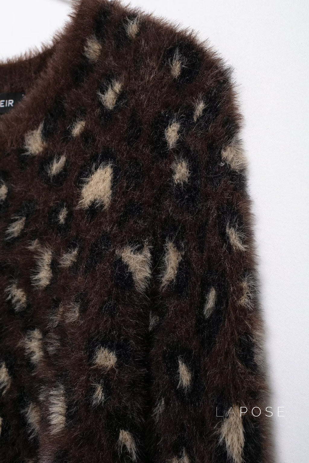 Roisin Leopard Bow Knit Cardigan [S4NWRWF5]