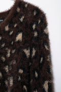 Roisin Leopard Bow Knit Cardigan [S4NWRWF5]