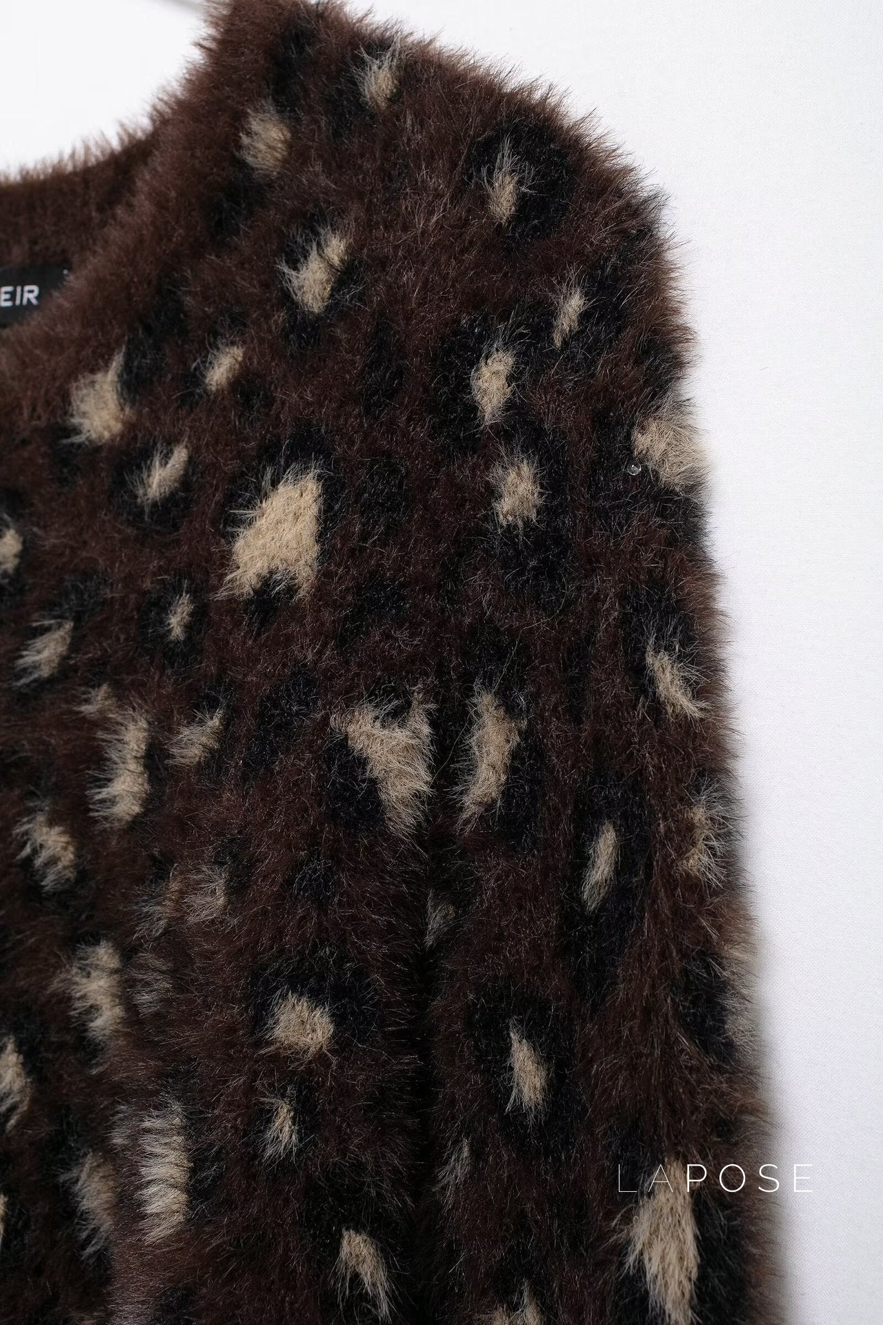 Roisin Leopard Bow Knit Cardigan [S4NWRWF5]