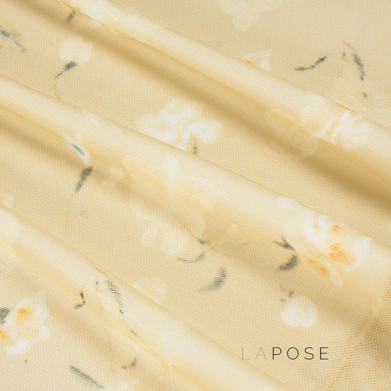 Rome Yellow Floral Maxi Dress
