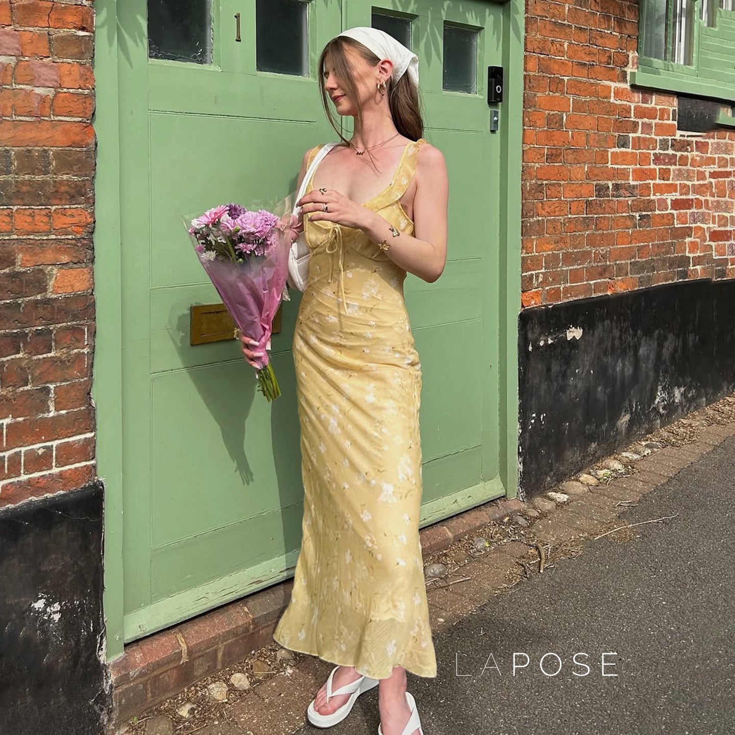 Rome Yellow Floral Maxi Dress