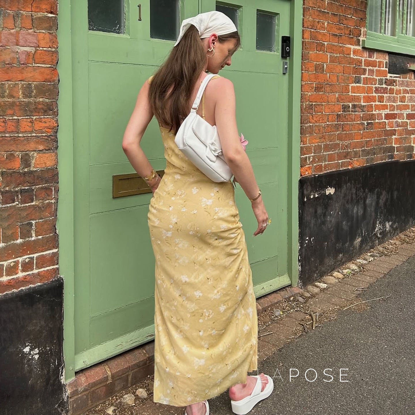 Rome Yellow Floral Maxi Dress
