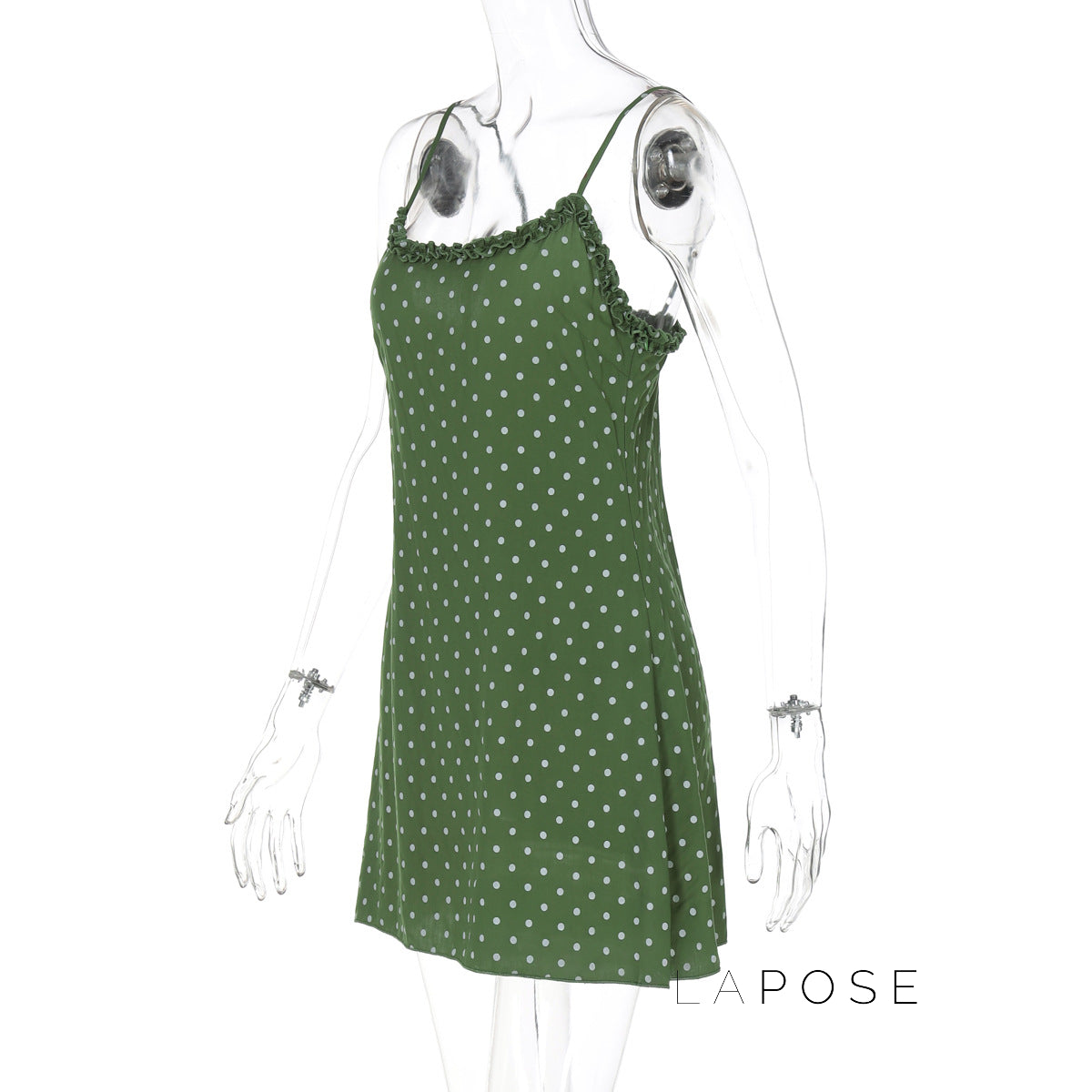 Rosella Polka Dot Mini Dress [V34WUDV4]