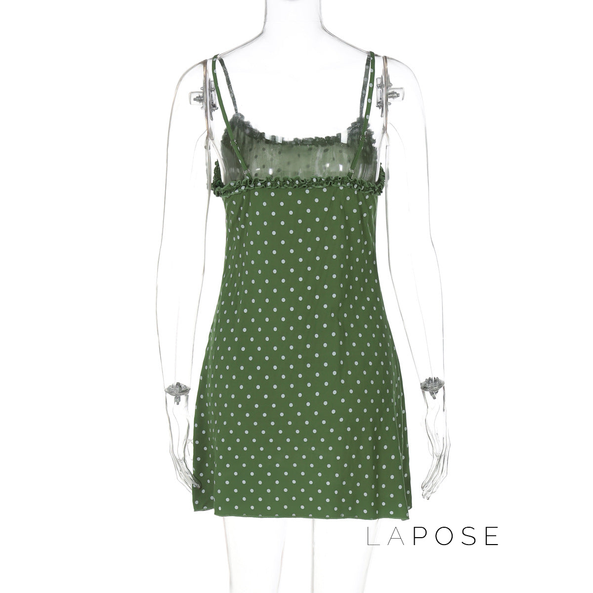 Rosella Polka Dot Mini Dress [GL538VE2]