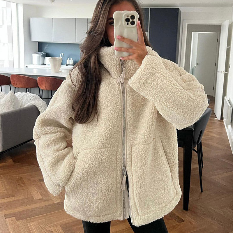 Rowan Faux Shearling Puffer Jacket [85AB83F0]