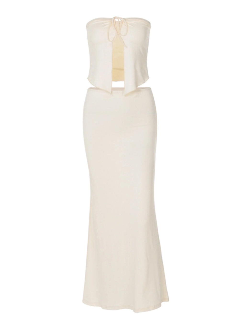 Ruched Two-Piece Skirt Set [4KSS7X9E]