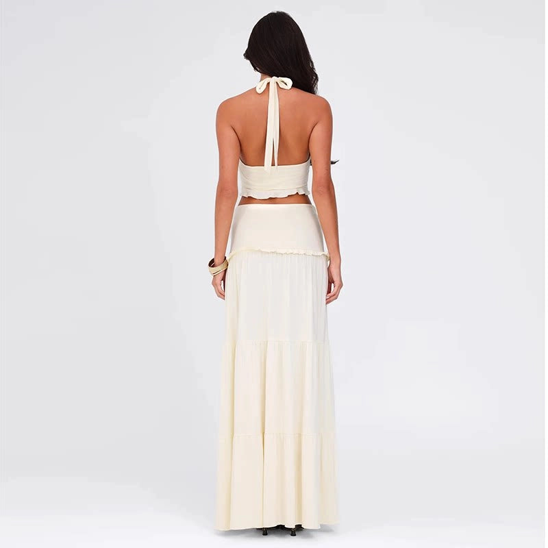 Ruched Two-Piece Skirt Set [CYPGS602]