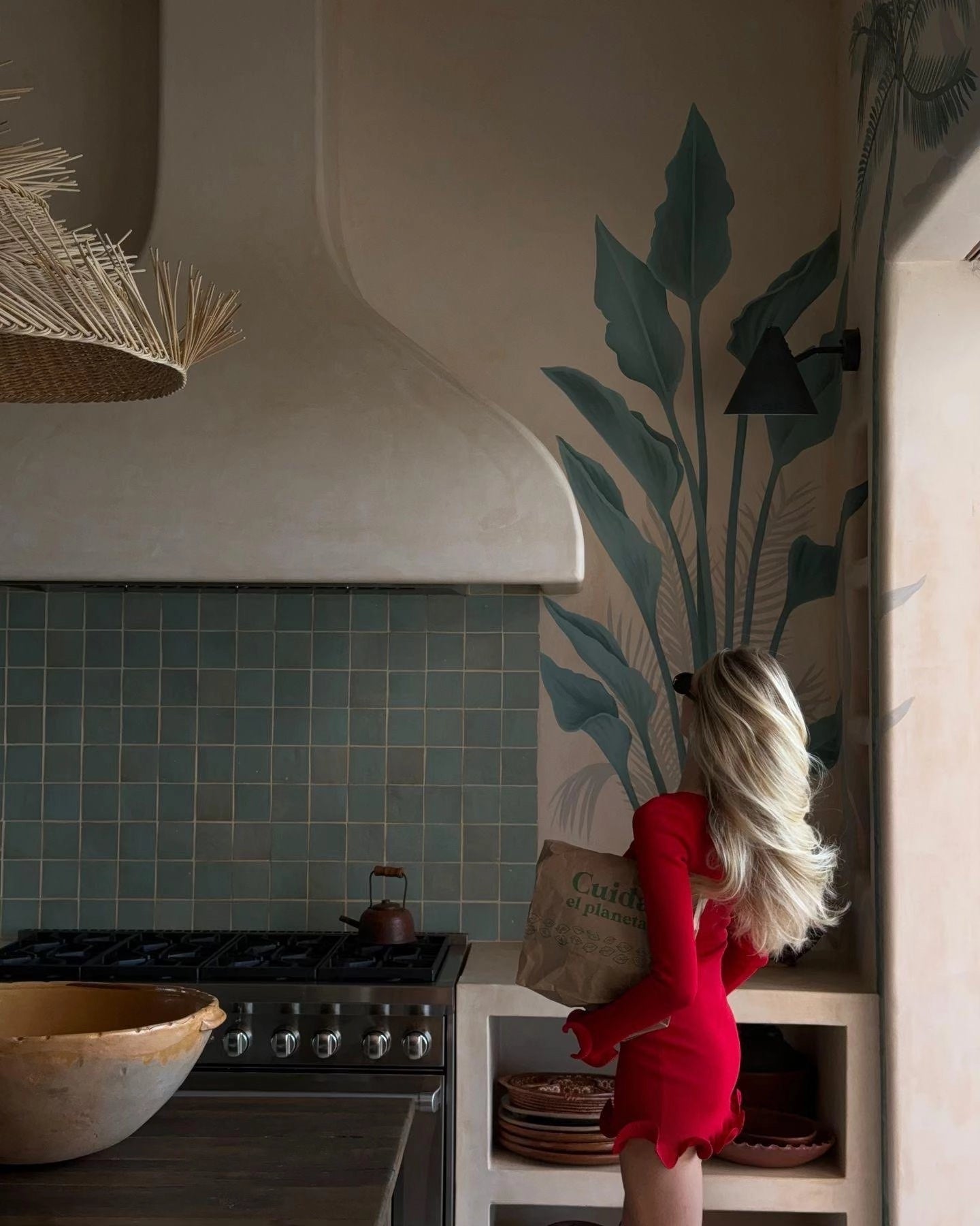 Ruffle Hem Long Sleeve Knit Mini Dress [XBJ68AUJ]