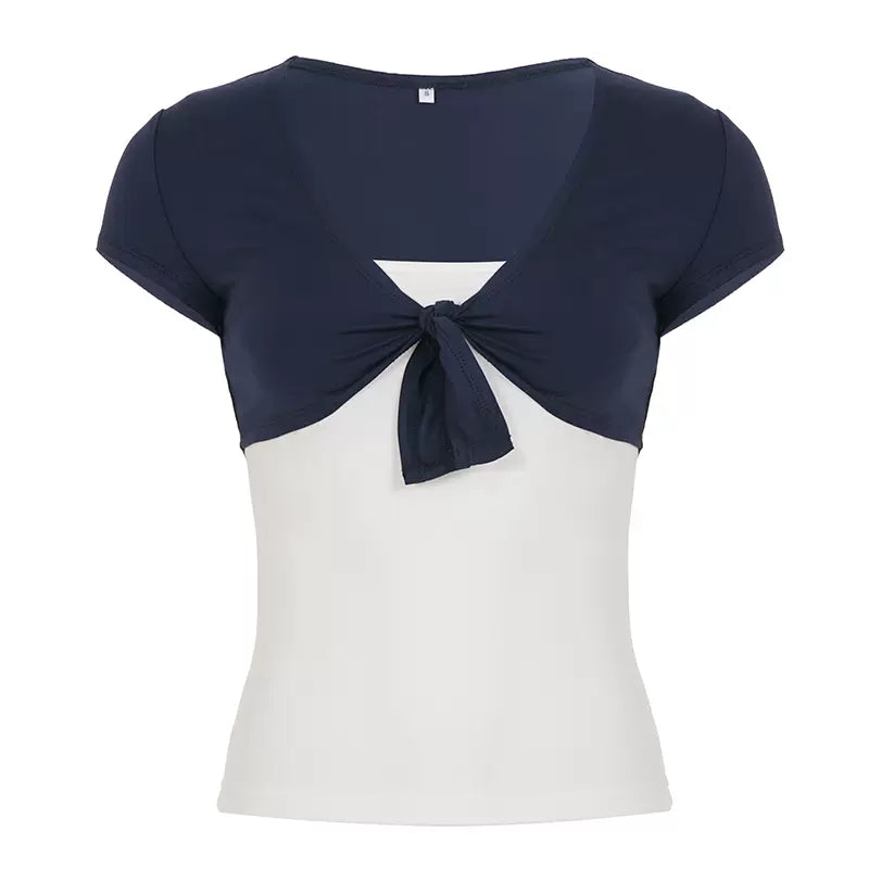 LaPose - Runa Tie Front Shrug Set