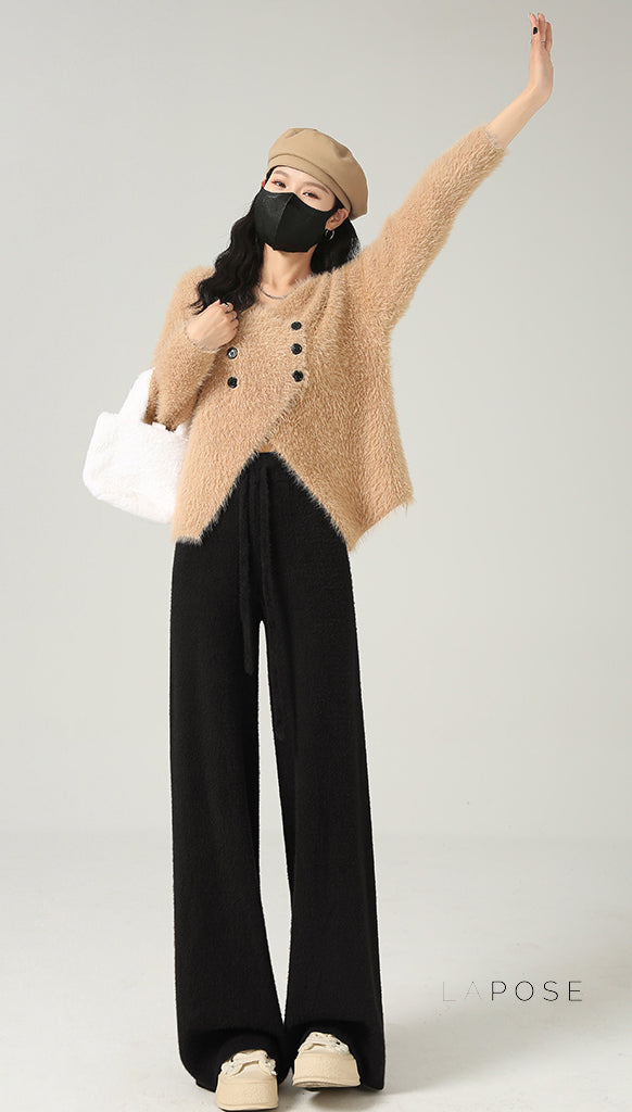Ryanne Cozy Wide-Leg Pants [2SJ59SJS]