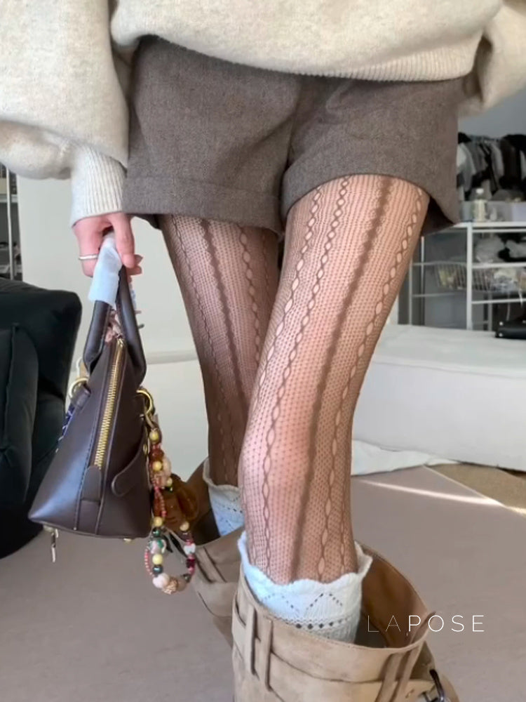Rylan Chain Pattern Stocking Set [HJM7TW8Y]