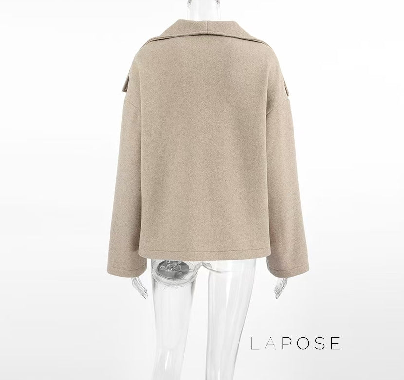 Rylann Relaxed Lapel Jacket [0IEPOVJQ]