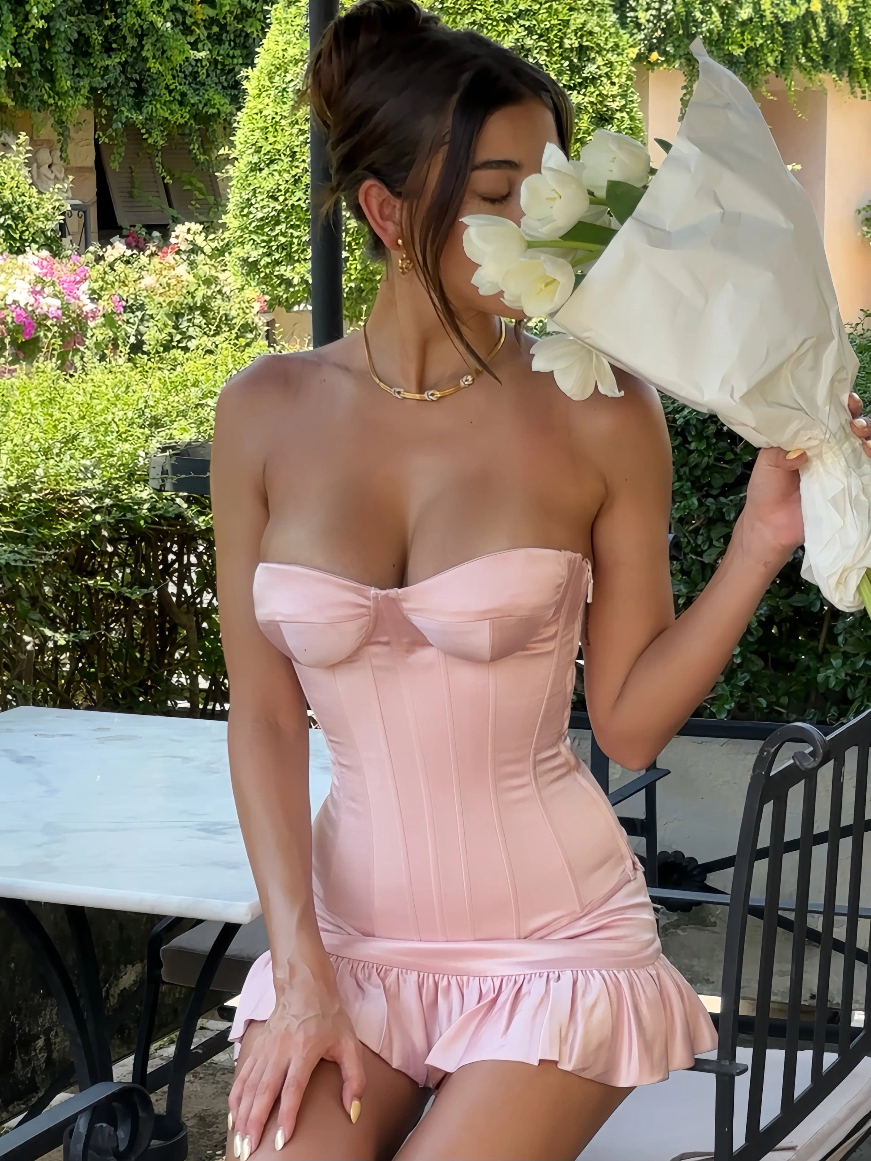 LaPose Rylea Sculpted Satin Corset