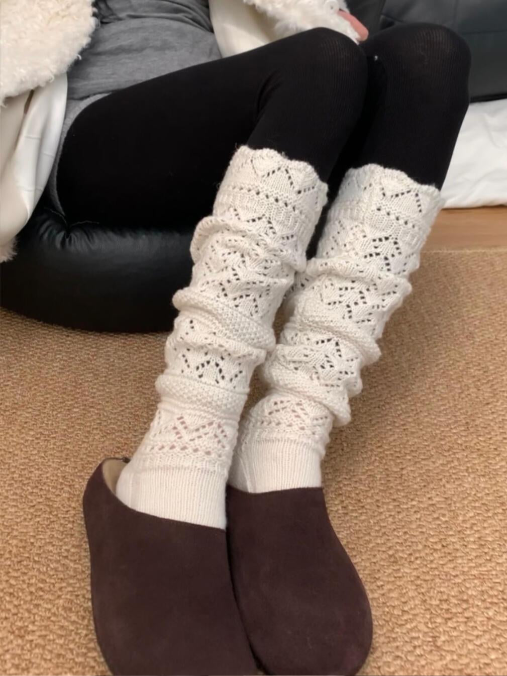 Sabella Knit Leg Warmer Socks [441LIXIC]