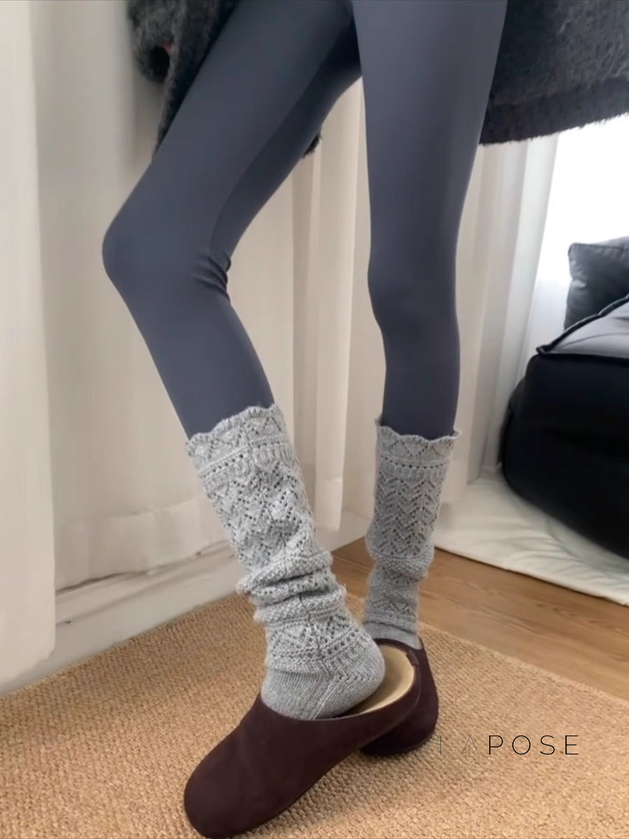 Sabella Knit Leg Warmer Socks [804ESPR9]